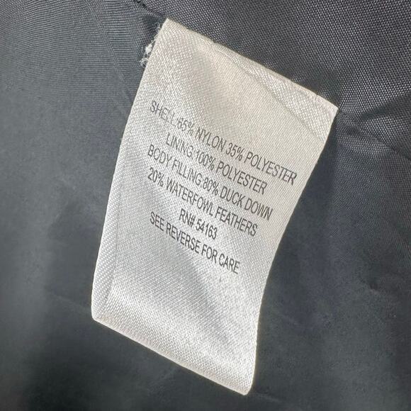 Calvin Klein Coat Jacket Black WMNS M Puffer With Set In Bib Detail Double Layer - Picture 8 of 8